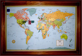 Dr. E.C. Fulcher, Jr. - World Map